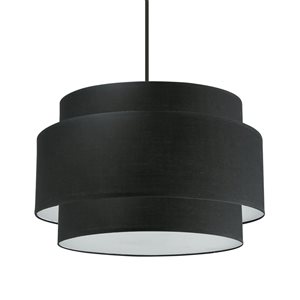 Lustre noir mat moderne/contemporain à 4 lumières Priya par Dainolite