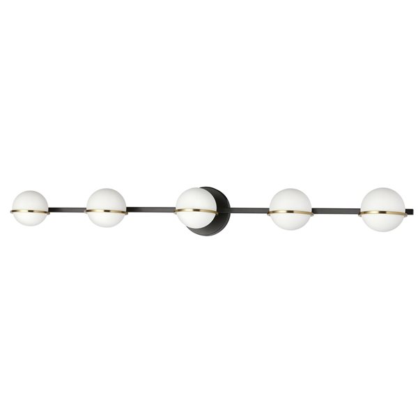 Dainolite Sofia 5-Light Brass Modern/Contemporary Vanity Light