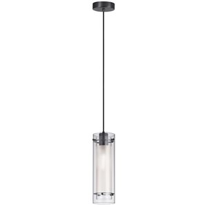 Dainolite Pasha 4.75-in Black 1-Light Modern/Contemporary Kitchen Island Light