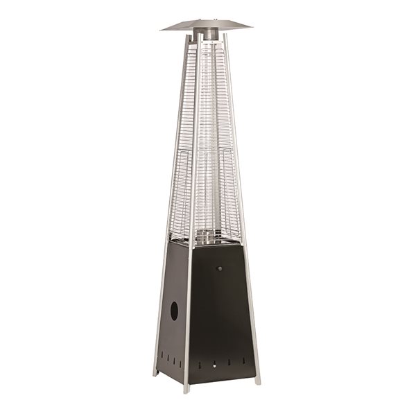 Shinerich 40,000-BTU Black Steel Floorstanding Liquid Propane Patio Heater