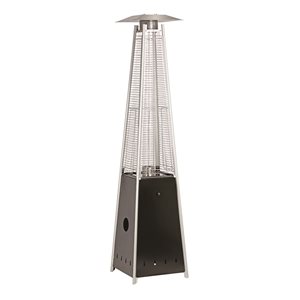 Shinerich 40,000-BTU Black Steel Floorstanding Liquid Propane Patio Heater