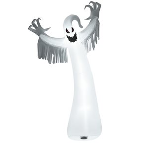 Costway 12-ft H x 5-ft W Internal Light Ghost Halloween Inflatable