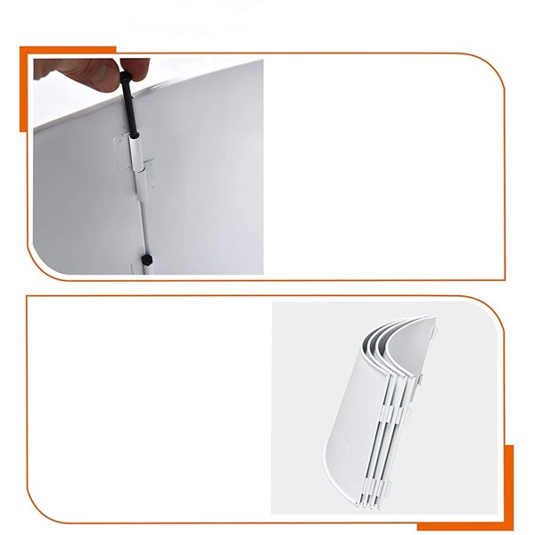 Costway 30-in White Metal Christmas Tree Collar