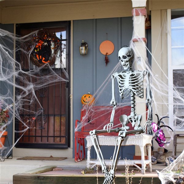 7 Mini Skeleton Halloween Prop