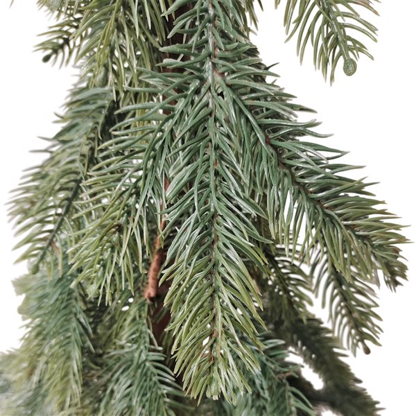 Northlight 47-in Pine Tree with Jute Base Christmas Decoration