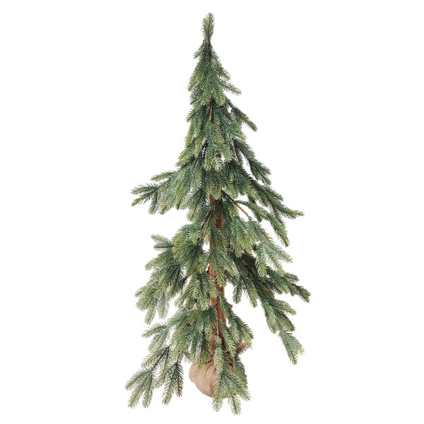 Northlight 47-in Pine Tree with Jute Base Christmas Decoration