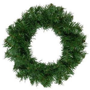 Northlight 24-in Deluxe Dorchester Full Pine Artificial Christmas Wreath