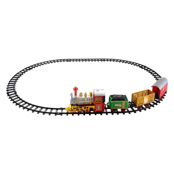 Northlight 12-Piece Animated Christmas Express Train Set with Sound