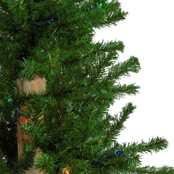 Northlight 6-ft Pre-Lit Slim Alpine Artificial Christmas Trees - Set of 3