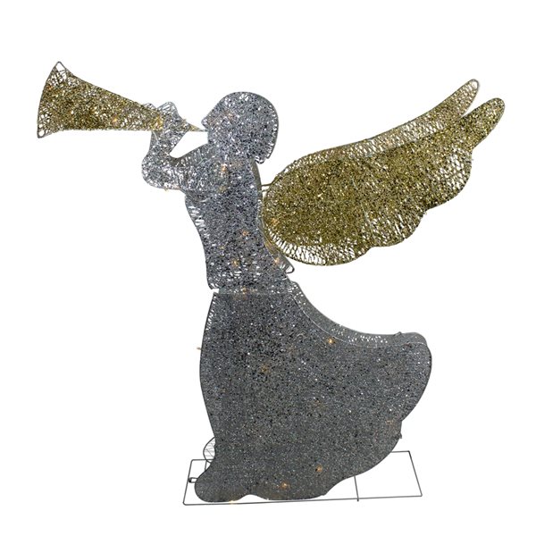 Northlight 46-in 3D Glittered Angel Outdoor Decoration