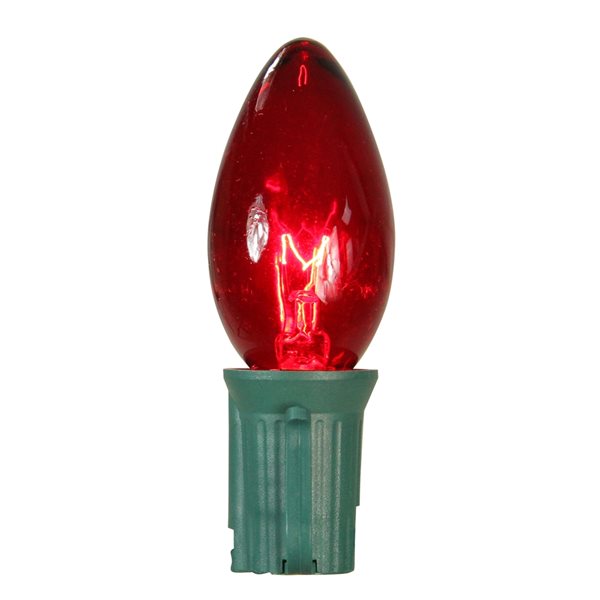 Northlight Red C9 Christmas Replacement Bulbs - Pack of 25