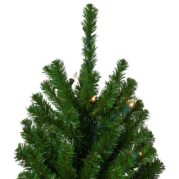 Northlight 6-ft Pre-Lit Slim Alpine Artificial Christmas Trees - Set of 3
