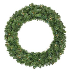 Northlight Pre-Lit Canadian Pine Artificial Christmas Wreath
