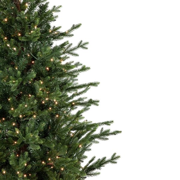Northlight 6-ft Pre-Lit Potted Deluxe Russian Pine Artificial Christmas Tree