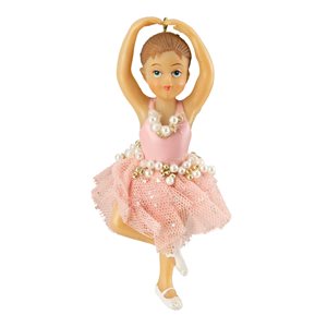 Northlight 4.25-in Pretty in Pink Ballerina Girl Christmas Ornament