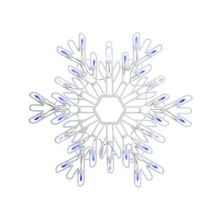 Northlight 16-in LED Snowflake Christmas Window Silhouette Decoration