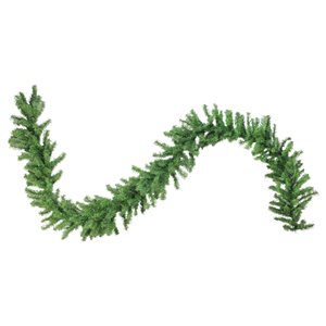 Northlight 9-ft x 12-in Canadian Pine 2-Tone Christmas Garland