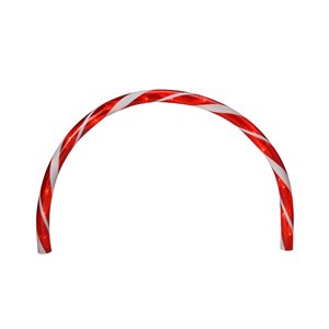 Northlight Candy Cane Arch Outdoor Christmas Pathway Markers - Set of 3