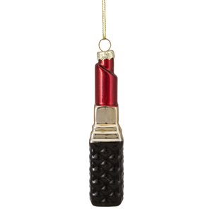Northlight 4.5-in Red Lipstick Glass Christmas Ornament