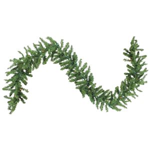 Northlight 9-ft x 12-in Pre-Lit Canadian Pine Artificial Christmas Garland