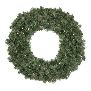 Northlight 36-in Pre-Lit LED Canadian Pine Artificial Christmas Wreath