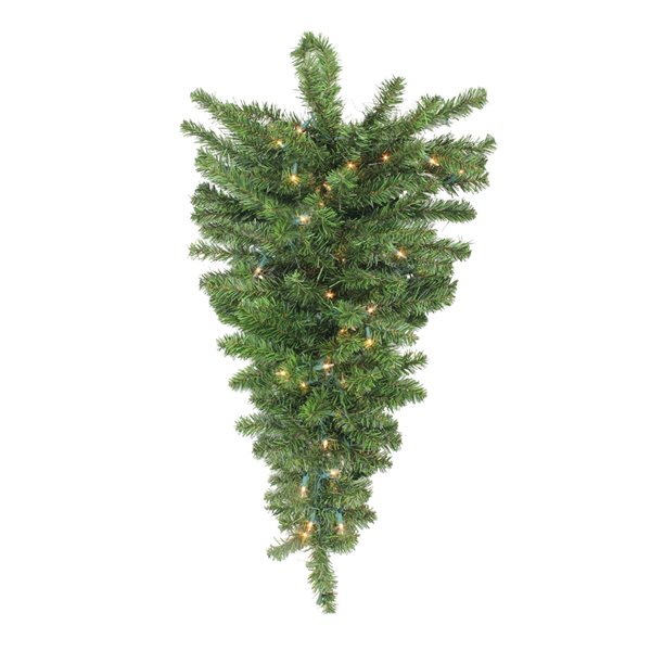 Northlight 30-in Canadian Pine Christmas Teardrop Door Swag