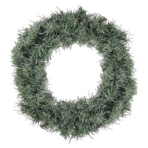 Northlight 12-in Canadian Mini Pine Artificial Christmas Wreath
