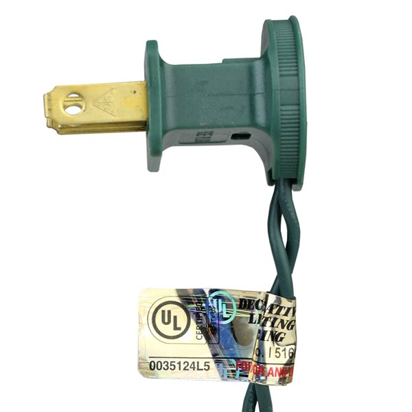 Northlight 50 Blue and White LED Wide Angle Mini Christmas Lights - 16.25-ft Green Wire