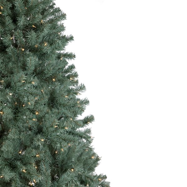 Northlight 7.5-ft Pre-Lit Colourado Blue Spruce Artificial Christmas Tree Clear Lights