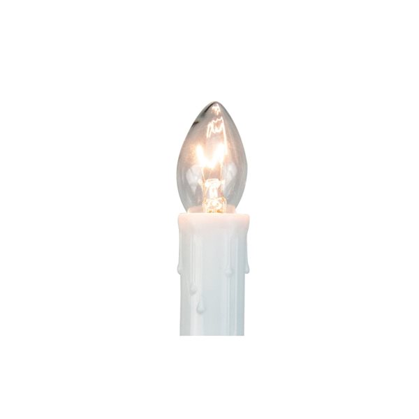 Northlight 10 White Candle Pathway Markers Christmas Lights