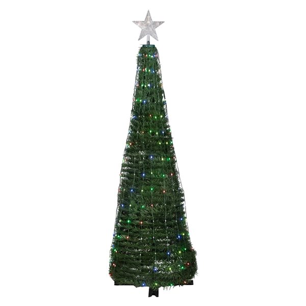 Northlight 6-ft Green Pop Up Artificial Outdoor Christmas Tree