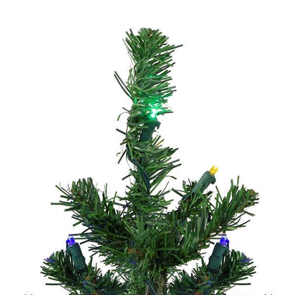 Northlight 3-ft Pre-Lit Medium Mixed Classic Pine Artificial Christmas Tree