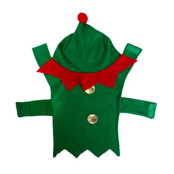 Northlight 27-in Green and Red Christmas Elf Dog Costume - Extra Small