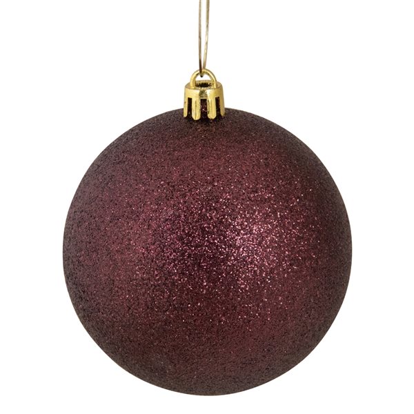 Northlight 32-Piece Mulberry Shatterproof 4-Finish Christmas Ball Ornaments