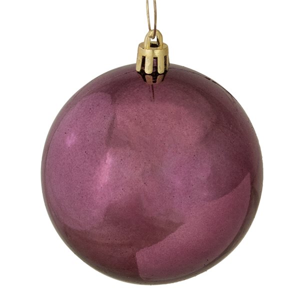 Northlight 32-Piece Mulberry Shatterproof 4-Finish Christmas Ball Ornaments