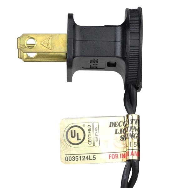 Northlight Set of 50 Orange Mini Christmas Lights - 10-ft Black Wire