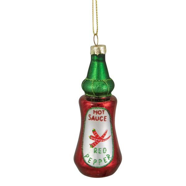 Hot Sauce Christmas Ornament 