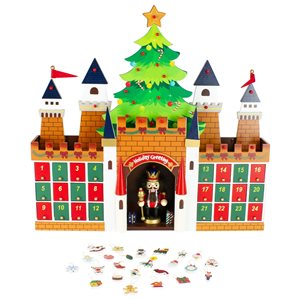 Northlight 20.5-in Nutcracker Castle Christmas Advent Calendar
