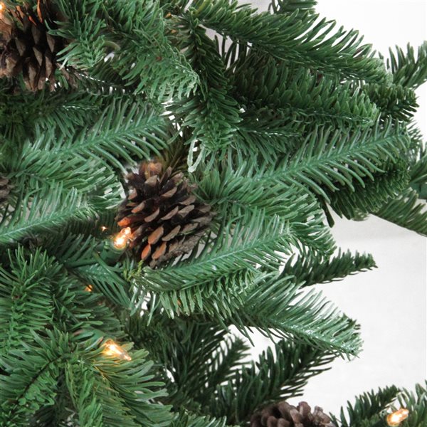 Northlight 3-ft x 28-in Pre-Lit Viella Norway Spruce Artificial Christmas Tree