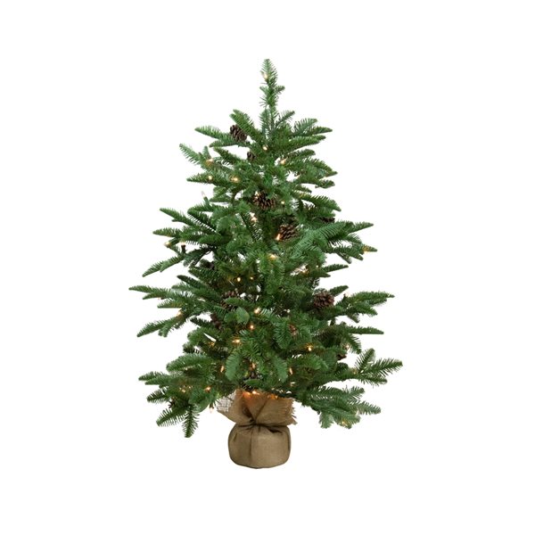Northlight 3-ft x 28-in Pre-Lit Viella Norway Spruce Artificial ...