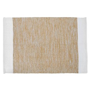 Tapis d'accueil d'intérieur rectangulaire doré par iH casadécor de 36 po x 24 po