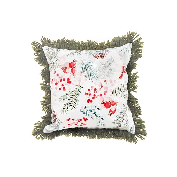iH casadécor Berries and Pine Pillow - Set of 2