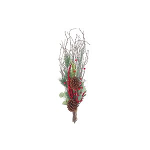 IH Casa Decor Dried Holiday Bundle with Pinecones - Set of 1