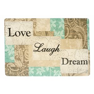IH Casa Decor Love Laugh Dream Placemat - Set of 12