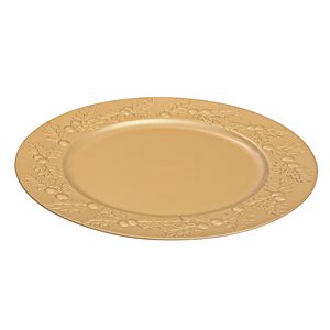 IH Casa Decor 13-in Gold Charger Plate - Set of 6