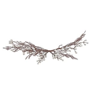 IH Casa Decor White Frosted Berry Twig Christmas Decor - Set of 4