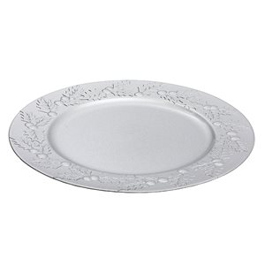 IH Casa Decor Silver 13-in Charger Plate - Set of 6