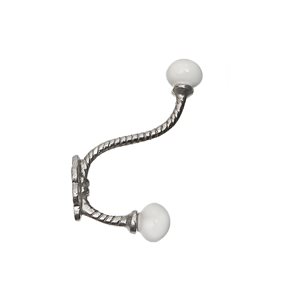 iH casadécor Nickel Metal Wall Hook - Set of 4