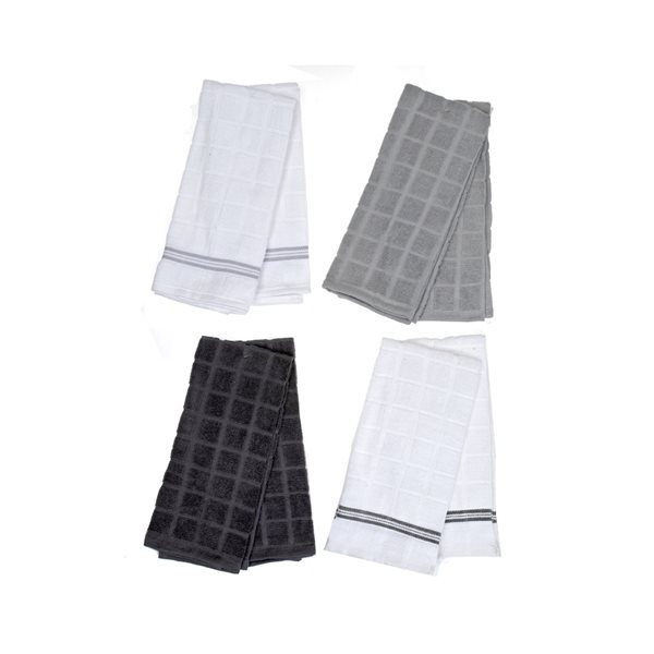 iH casadécor Checkered Kitchen Towel - Set of 2
