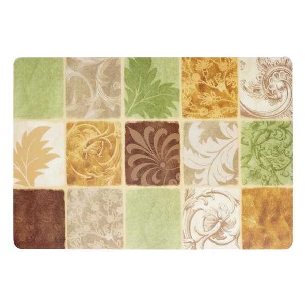 IH Casa Decor Checkered Floral Placemat Set Of 12 RONA   331055127 MainImage 001 L 